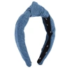 LELE SADOUGHI Blue denim headband