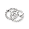 GUCCI GG CRYSTAL-EMBELLISHED HAIR CLIP