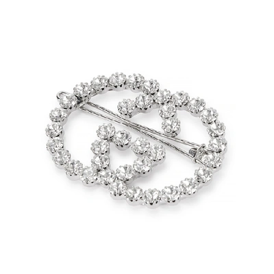 Gucci Gg Crystal-embellished Hair Clip