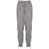 ADAM SELMAN SPORT Checked shell sweatpants