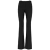 ALTUZARRA Serge black flared stretch-wool trousers