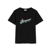 Saint Laurent Printed Cotton-jersey T-shirt