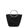 ATP ATELIER Chieti black suede cross-body bag