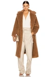 Max Mara Teddy Coat In Camel