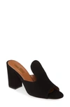 Paris Texas Womens Black Leather Sandals