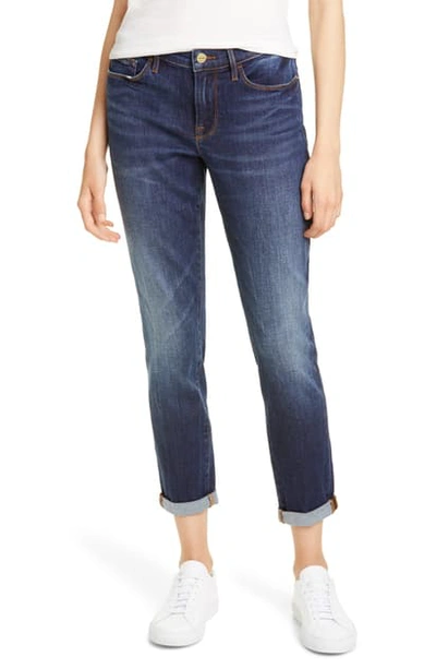 Frame Le Garcon Ankle Slim Boyfriend Jeans In Florence