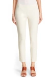 Lafayette 148 Stanton Cropped Ankle Pants In Raffia