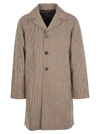 PRADA CHECKED PATTERN COAT,10993579