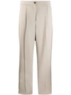 JOSEPH STRAIGHT-LEG TROUSERS