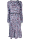 MARNI BOAT NECK PRINTED DRESS