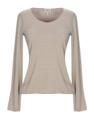 Armani Collezioni T-shirt In Sand