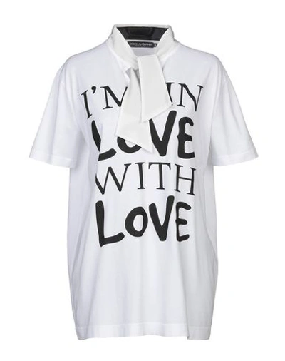 Dolce & Gabbana T-shirts In White