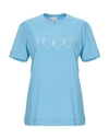 Emilio Pucci T-shirt In Sky Blue