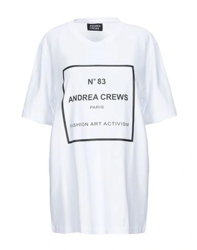 Andrea Crews T恤 In White