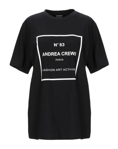 Andrea Crews T恤 In Black