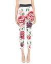 Dolce & Gabbana Cropped Pants In White