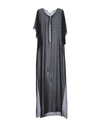 SAINT LAURENT SAINT LAURENT WOMAN MAXI DRESS BLACK SIZE 8 SILK,34887918NB 7