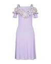 Blumarine Short Dress In Purple
