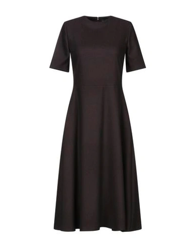 Alessandro Dell'acqua Knee-length Dress In Black