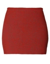 Yeezy Mini Skirt In Red