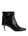 Alexander Mcqueen Ankle Boots In Black