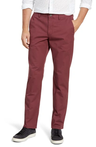 Bonobos Slim Fit Stretch Washed Chinos In Hibiscus Tea