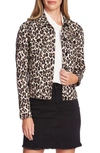 VINCE CAMUTO LEOPARD PRINT DENIM JACKET,9059501