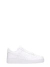 NIKE WHITE LEATHER AIR FORCE ONE 07 SNEAKERS,10992766