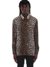 VERSACE SHIRT IN ANIMALIER SILK,10984818