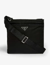 PRADA TRIANGLE-LOGO NYLON MESSENGER BAG,1105-3005868-1BH978OOOV44F0002