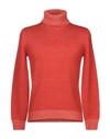 Roberto Collina Turtleneck In Rust