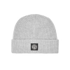 STONE ISLAND GREY WOOL BEANIE