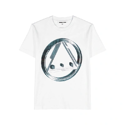 Mcq By Alexander Mcqueen White Printed Cotton T-shirt