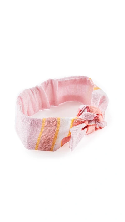 Lemlem Fabric Headband In Pink