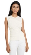 ALEXANDER WANG T TWISTED CREPE JERSEY TOP