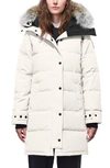 Canada Goose Kenton Genuine Coyote Fur Trim 625 Fill Power Down Parka In Early Light