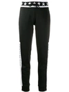 PHILIPP PLEIN PHILIPP PLEIN GRAPHIC TRACK PANTS - BLACK