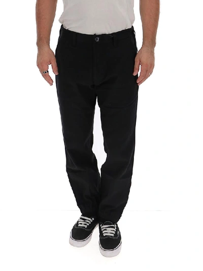 Gucci Logo Back Pants In Black