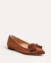 ANN TAYLOR ADA SUEDE TASSEL FLATS,510444