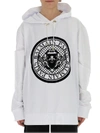 BALMAIN BALMAIN LOGO PRINTED HOODIE