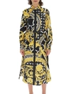 VERSACE VERSACE BAROQUE PRINTED SHIRT DRESS