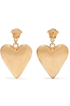 VERSACE GOLD-TONE EARRINGS