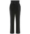 DOLCE & GABBANA High-rise velvet pants,P00401029