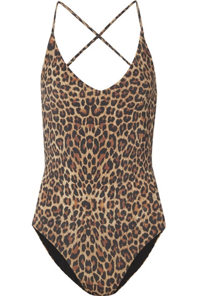 Anemone Leopard-print Swimsuit In Leopard Print