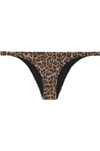 Anemone Leopard-print Bikini Briefs In Leopard Print