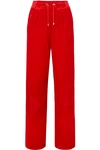 BALMAIN VELVET TRACK trousers