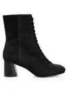 JOIE Reyan Lace-Up Suede Ankle Boots