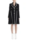 BOUTIQUE MOSCHINO BOUTIQUE MOSCHINO CONTRASTING PIPING TWEED COAT