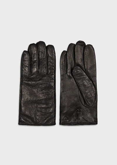 Emporio Armani Gloves - Item 46662319 In Black