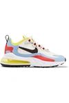 Nike Air Max 270 React Felt And Ripstop Sneakers In Beige